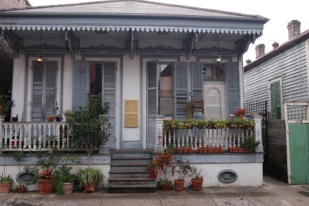 Woonhuis in de French Quarter, New Orleans